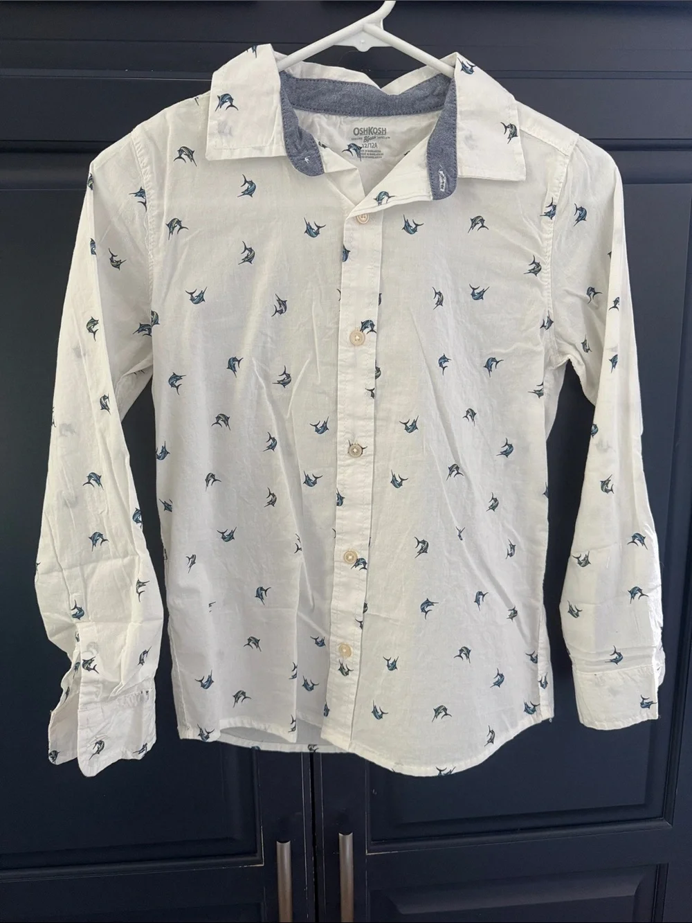 Boys OshKosh Long Sleeve Button down- 12